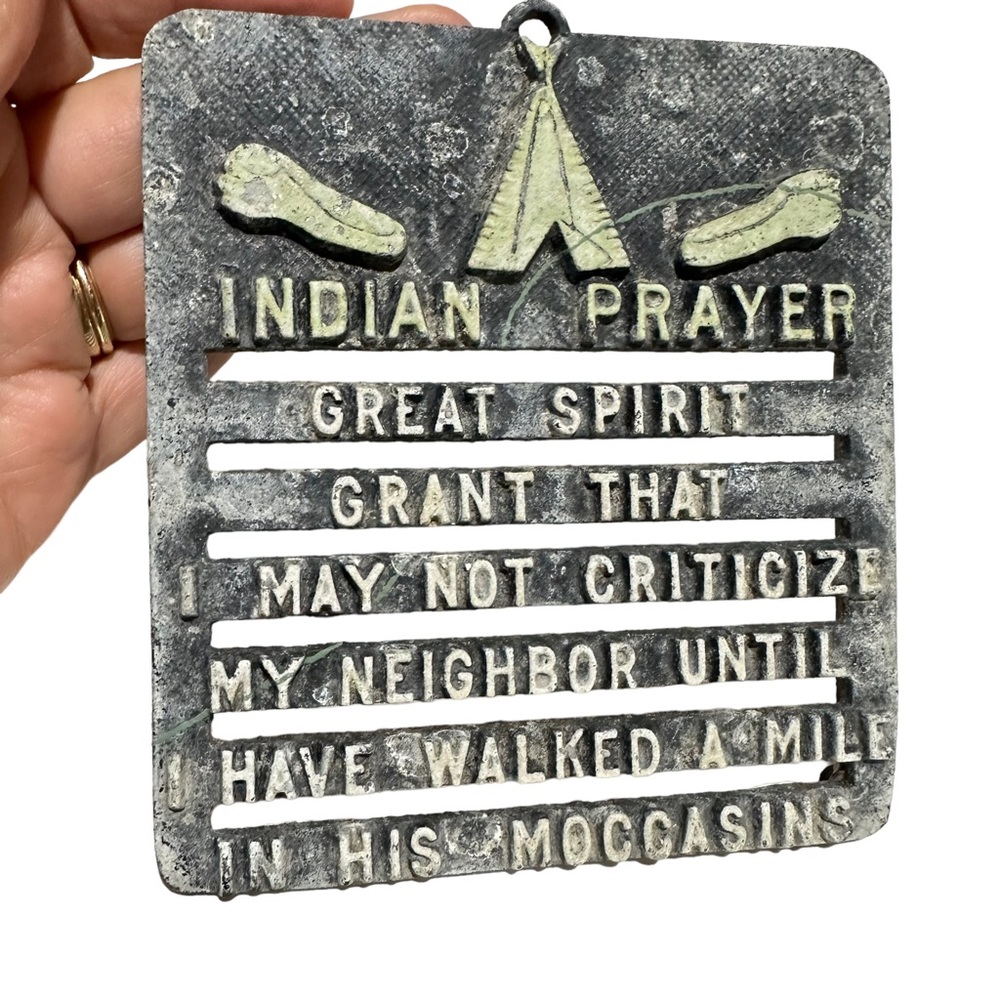Indian Prayer Kitchen Trivet & Wall Hanging